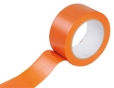 Adhésif PVC imperméable orange l.50 mm x L.33 m ❘ Bricoman