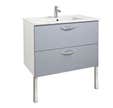 Lot de2 facades tiroirs "VARIO" 80 gris