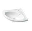 Lave main d'angle blanc l.35 x P.35 cm