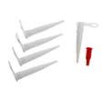 Lot de 5 canules pour cartouches de mastics - RUBSON