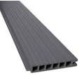 Lame clôture composite gris l.125 x Ep.22 mm Long.1,98 m
