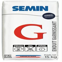 Enduit garnissant en poudre intérieur 15 kg - G SEMIN 1