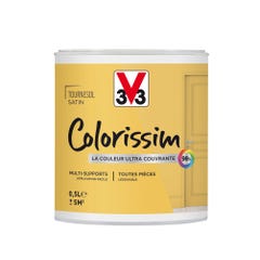 Peinture intérieure multi-supports acrylique satin tournesol 1 L - V33 COLORISSIM 0
