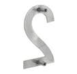 CHIFFRE 2 H.100MM INOX A VISSER