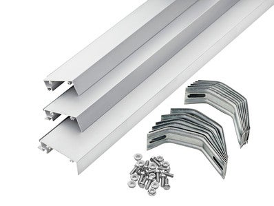 Kit tapée isolation pour porte d'entrée acier/aluminium blanc de 100 mm