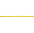 Corde tressée polypropylène jaune, résistance rupture indicative 200kg, diamètre 4mm