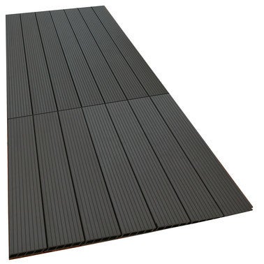 Lame De Terrasse Composite Noire 21 X 138 Mm Long 2 4 M Bricoman
