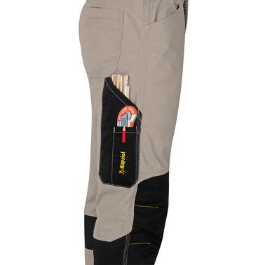 Pantalon de travail Beige/Noir T.L KAVIR - KAPRIOL 2