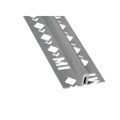 Profilé de dilatation 5x10mm en PVC gris 2.50m