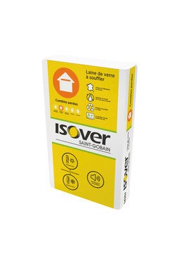 Laine De Verre A Souffler R 6 5 Ep 300 Mm 17 3 Kg Soit 21 Sacs Pour 100 M Isover Bricoman
