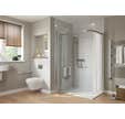 Receveur de douche extra plat ONYX 100 x 70 cm effet pierre blanc ONYX - AKW