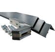 Kit tapée d'isolation gris pour porte d'entrée aluminium de 24 mm, pour isolation de 160 mm