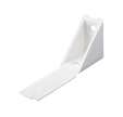 Lot de 12 raccords d'angle plastique blanc 31 x 31 x 24 mm