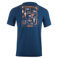 T-shirt de travail enjoy blue deep dive T.L - KAPRIOL 1