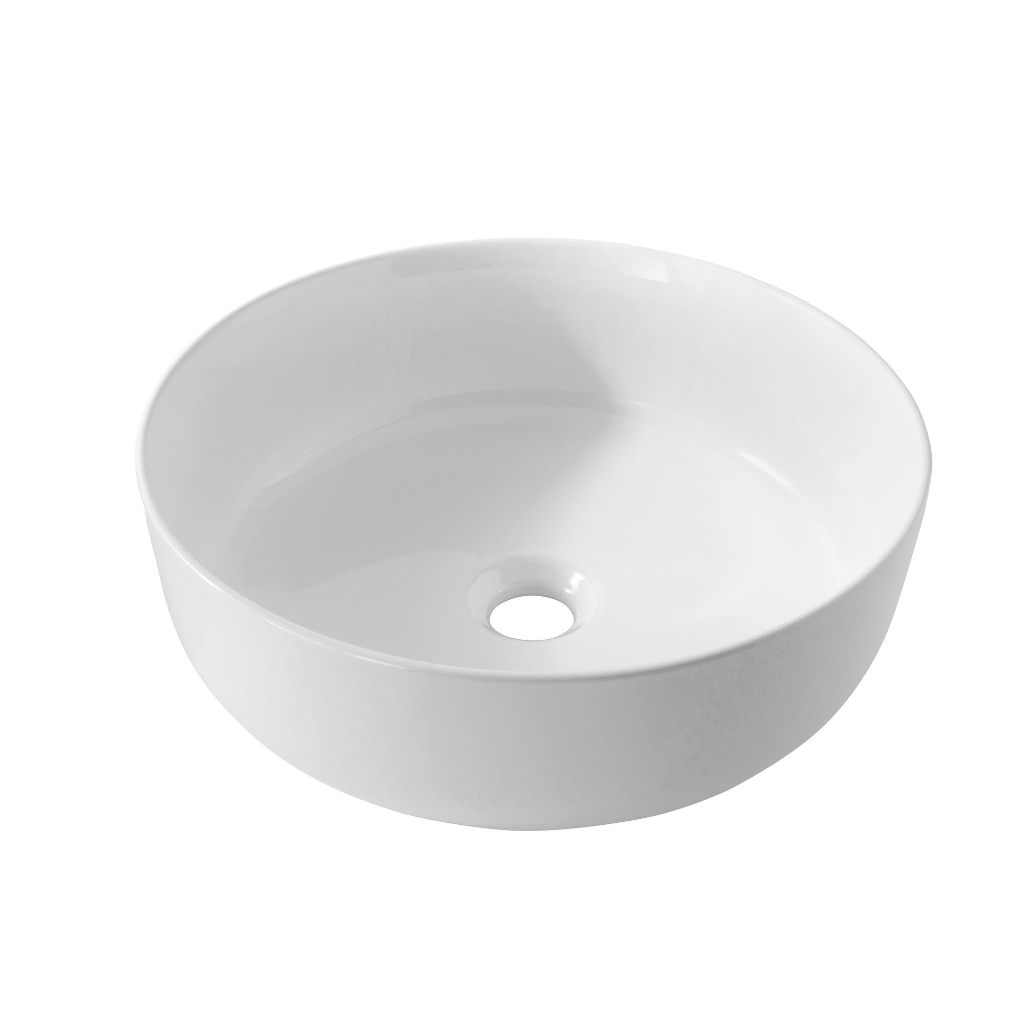 Vasque céramique l.38,5 x P.38,5 cm Round 2