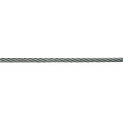 Câble gaine PVC acier galvanisé 30 kg Diam.1/2 mm 0