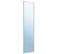 Porte de placard coulissante - 1 Vantail Miroir Argent - Profil Gris 10x600x2500mm