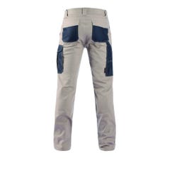 Pantalon de travail beige / bleu T.L Tenere pro - KAPRIOL 2