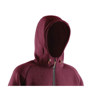 Sweat-shirt tech hoodie bourgogne xl 1