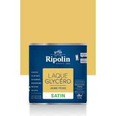 Peinture intérieure et extérieure multi-supports glycéro satin jaune peské 0,5 L - RIPOLIN 0