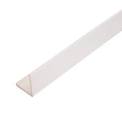 Baguette d'angle PVC cellulaire l.250 x H.2,5 x Ep.2,5 cm 0