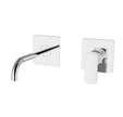 Mitigeur de lavabo à encastrer chromé Edge
