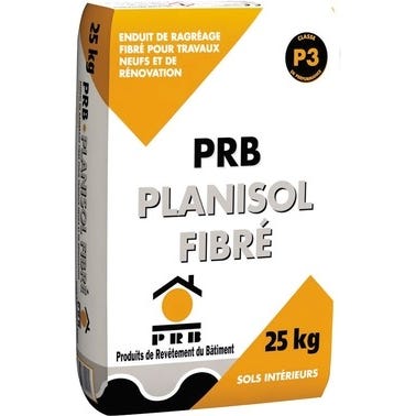 Ragréage sol autolissant fibré Planisol 25 kg - PRB 0
