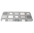 Tapis de bain en polyester
