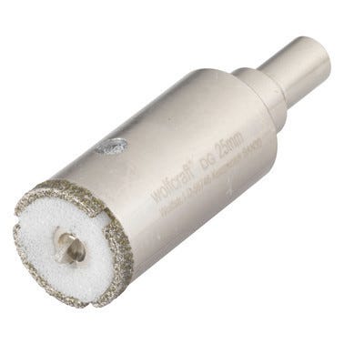 scie cloche diamant diam 68 mm pret a l emploi pour carrelage et ceramique wolfcraft bricoman