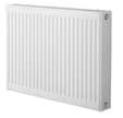 Radiateur acier 6 connexions double panneau L.80 x H.60 cm 1360 W - RADEL