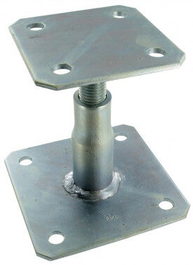 Pied poteau r glable avant pose 100 150 mm SIMPSON