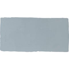 Faïence 6,5 x 13 cm Pastel azul