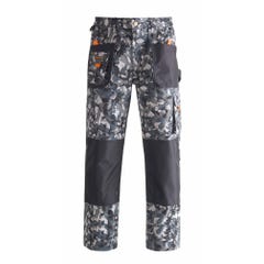 Pantalon de travail camouflage gris T.L Smart - KAPRIOL 1
