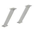 LOT DE 2 PIEDS DE SNACK ALU
