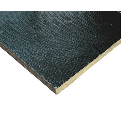 12 panneaux laine de roche ROCKFLAM pour cheminée Kraft Ep 30 mm  R=0.90 ISOVER 1x0.60M