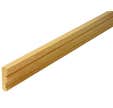 Chambranle classique Louis XVI en Bois éxotique non traité* 10 x 45 mm - 2,4 mètres
