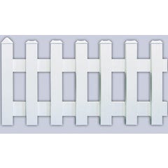 Lisse PVC verticale blanc L.2400 x l.100 x Ep.24 mm