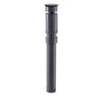 Terminal vertical 1000 mm Ø80/125 noir APOLLO PP
