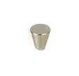 Bouton zamak d25 mm nickel mat brossé