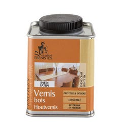 Vernis bois satin incolore 250 ml - LES ANCIENS EBENISTES