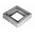 Couronnement beton 30x30 emb pour fonte