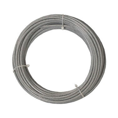 30m PVC cable acier 10mm transparent couleur 6x19 gaine corde de foresterie  galvanisé avec revetement en polymere - Cdiscount Bricolage