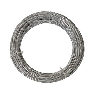 Câble gaine PVC acier galvanisé 30 kg Diam.1,3/2 mm Long.10 m 1