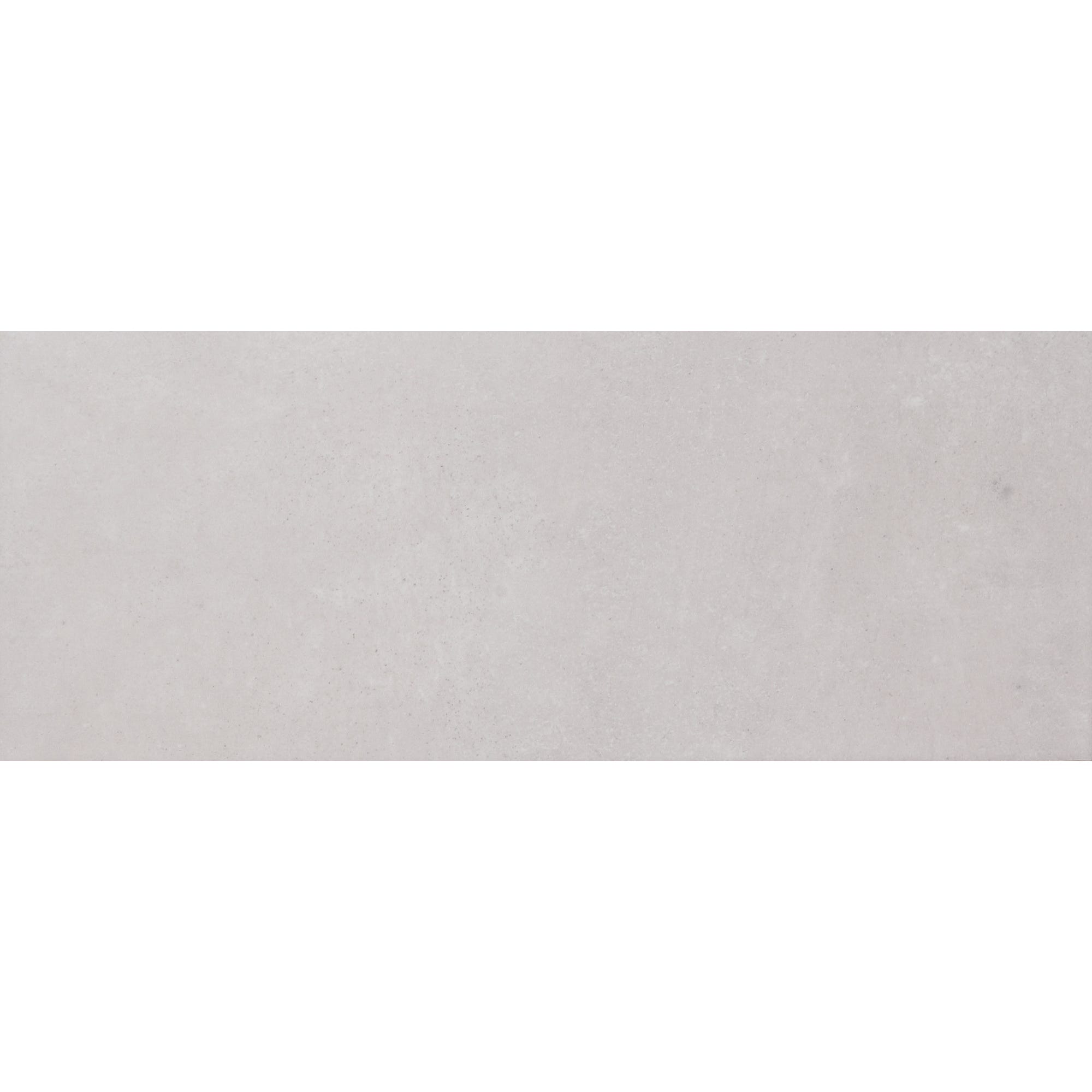 Faïence blanc effet béton l.20 x L.50 cm Wallcement 0