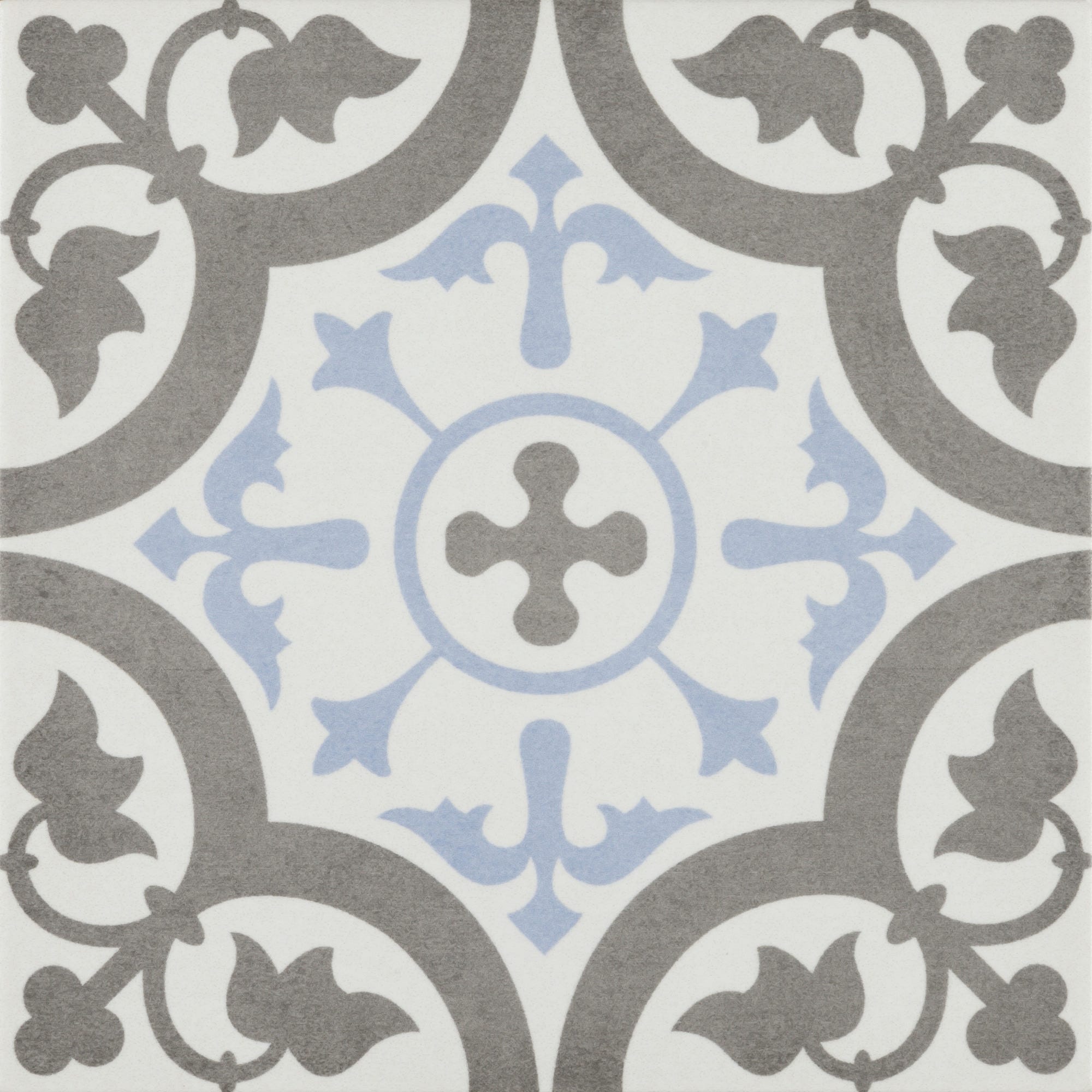 Carrelage intérieur motif l.22,3 x L.22,3 cm Great celeste 20