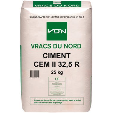 Ciment gris CE 25 kg Vrac du nord