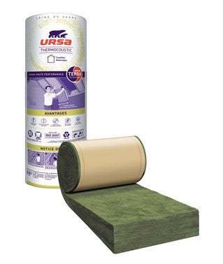 Rouleau De Laine De Verre Revetue Kraft A Agrafer Entre Chevron L 40 Bricoman