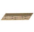 Lot de 2200 pointes 2,8 x 50 crantés Galva + 2 cartouches - KMR
