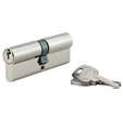 CYLINDRE STD 5G NICKELÉ 40X40MM 3 CLÉS