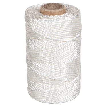 Cordeau drisse polypropylène blanc Long.10 m Diam.2,5 mm 0